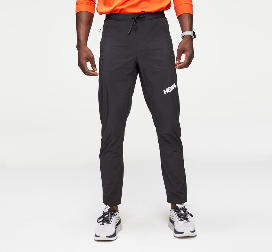 Pantalones Hoka One One Hombre - Jogger - Negras - ECB425983